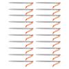 20pcs Tent Stakes, 7075 Camping Aluminum Alloy 9in Tent Pegs Heavy Duty Tent Peg with Ropes for Outdoor Camping Canopy(Silver White) view 1