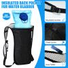 2 Pack Hydration Backpack Pack with 2l Water Bladder, Hydration Water Backpack with Hydration Bladder Hiking Running Cycling Biking Water Backpack for Men and Women (Blue, White) view 4