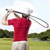 LIZHOUMIL Golf Swing Trainer, Golf Swing Trainer Aids Set, Distance Rope Improve Swing Speed Lagging Rhythm, Golf Warm-Up Stick for Strength & Tempo Training Arm Band for Golf Beginner Black view 1