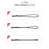 LIZHOUMIL Golf Swing Trainer, Golf Swing Trainer Aids Set, Distance Rope Improve Swing Speed Lagging Rhythm, Golf Warm-Up Stick for Strength & Tempo Training Arm Band for Golf Beginner Black view 3