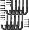 GOHIKING Gun Rack Storage Rifles Shotgun Hooks 4Pairs Wall Mount Hangers for Any Rifles Shotguns Archery Bow with Soft Padding and Heavy Duty Steel view 1