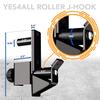 Yes4All 6-Pegs Olympic Weight Plate & 2 Barbells - Weight Plate Tree Holder & Vertical Barbell Storage Rack view 2