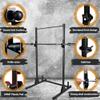 Yes4All 6-Pegs Olympic Weight Plate & 2 Barbells - Weight Plate Tree Holder & Vertical Barbell Storage Rack view 4
