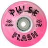 Atom Skates Outdoor Quad Roller Wheels 78A Atom Pulse Flash 65x37 Pink / 1 Pack - 4 Wheels view 1