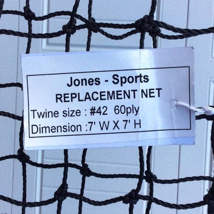 Safety Screen NET ONLY for Softball, Baseball, Youth Sports, Professional Sports, (#42 (60 PLY), Fielders Screen)