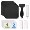 4PCS Trampoline Patch Repair Kit 5 x 5 inch Square On Patches | Repair Holes or tears in a Trampoline Mat view 1