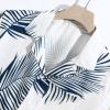 Men's Casual Button Down Short Sleeve Shirts Summer Beach Regular-Fit Vintage Printed Tops Vacation Hawaiian Shirt Pocket Blue view 4