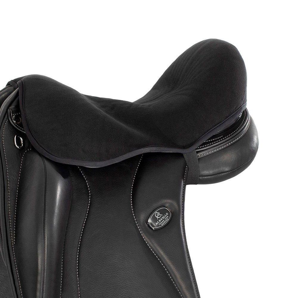 Acavallo Air Plus Gel Seat Saver Dri-Lex, 10 mm, Medium, Black