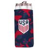 Logo US Soccer Team Camo Slim Can Coozie view 1