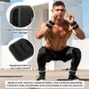 Ankle Weights, Wrist Leg Arm Weights for Women Men with Adjustable Straps, A Pair of 6LBS(3LB Each Weight) Strength Training Weighted for Yoga, Running, Gymnastics, Gym Workout, Black view 2