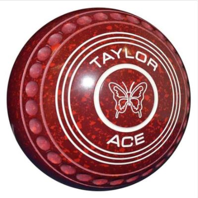 Taylor Ace Colored Maroon/Red Bowls - Set of 4, Heavy, Size 2, Progrip