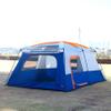 KTT Extra Large Tent 10-12 Person(B),Family Cabin Tents,2 Rooms,3 Doors and 3 Windows with Mesh,Straight Wall,Waterproof,Double Layer,Big Tent for Outdoor,Picnic,Camping,Family Gathering(Dark Blue) view 2