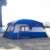 KTT Extra Large Tent 10-12 Person(B),Family Cabin Tents,2 Rooms,3 Doors and 3 Windows with Mesh,Straight Wall,Waterproof,Double Layer,Big Tent for Outdoor,Picnic,Camping,Family Gathering(Dark Blue) view 3