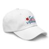 4th of July hat, Embroidered 4th of July Hats for Women, Men, 4th of July Gifts, God Bless America hat. White view 2