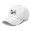 4th of July hat, Embroidered 4th of July Hats for Women, Men, 4th of July Gifts, God Bless America hat. White view 3