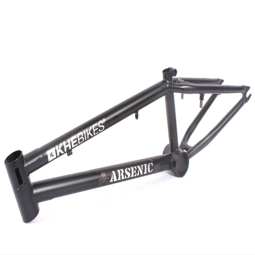 KHEbikes KHE Arsenic BMX Frame 18 Inch Matt Black Only 4.92lbs Affix Ready US BB