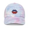 4th of July hat, Embroidered 4th of July Hats for Women, Men, 4th of July Gifts, Funny 4th of July Hats, Lips tie dye hat. view 1