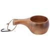TOPINCN Wooden Cup, Nordic Portable Outdoor Camping Drinking Cup Traditional Coffee Mug Hiking Survival Teacup Water Serving Cup for Coffee Tea Milk view 1