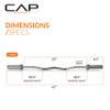 CAP Barbell 47-Inch Olympic Curl Bar - Chrome | Curl Barbell for Bicep and Tricep Workouts, Strength Training, and Weightlifting view 4