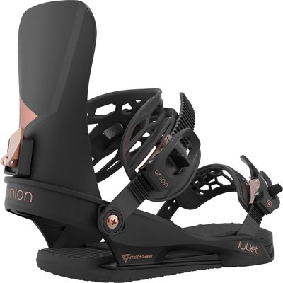 Union Juliet Womens Snowboard Bindings Black Sz S (4-6.5)