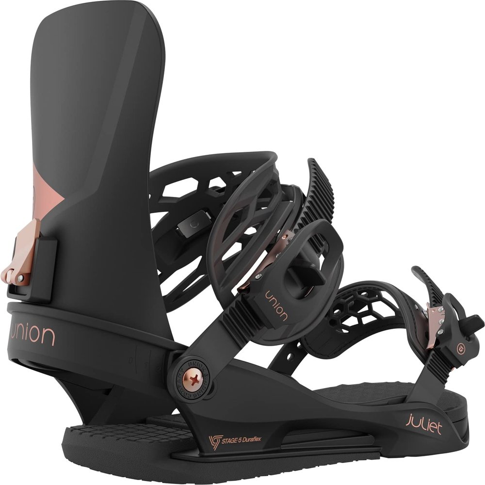 Union Juliet Womens Snowboard Bindings Black Sz S (4-6.5)