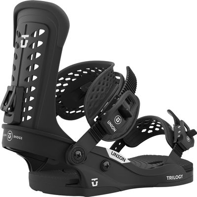 Union Trilogy Womens Snowboard Bindings Black Sz S (4-6.5)