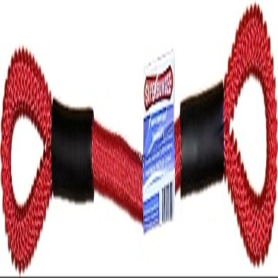 8-Inch Marine SuperBungee Hand Made in The USA with 2 Convenient Cleat-Loop Ends (Red)