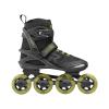 Roces Men's Warp Thread TIF Outdoor Breathable Fitness Comfortable Inline Skates | Memory Buckle, Easy Entry Boots, Glass Fiber Reinforced Shell 84mm 82A Wheels, Black/Olive Green, 10 view 1