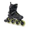 Roces Men's Warp Thread TIF Outdoor Breathable Fitness Comfortable Inline Skates | Memory Buckle, Easy Entry Boots, Glass Fiber Reinforced Shell 84mm 82A Wheels, Black/Olive Green, 10 view 2