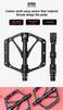 GORIX Bike Flat Pedals Wide CNC 3 Bbearings Carbon Fiber Center Tube Lightweight with Non-Slip Pin Spike Road Mountain MTB Bicycle (GX-FX356) view 2