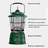 PPLL Electric Lanterns Camping Lights, Outdoor Retro Camping Lights, Lighting Tent Mood Lights Hanging LED Camping Lights (Color : Red, Size : 132x132x288mm) view 2