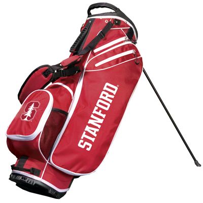 Team Golf NCAA Birdie Stand Golf Bag, Lightweight, 14-Way Club Divider, Spring Action Stand, Insulated Cooler Pocket, Hook-and-Loop Fastener Glove and Umbrella Holder & Padded Handles