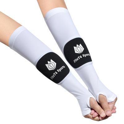 FitsT4 Sports Volleyball Arm Sleeves for Girls Youth Passing Forearm Sleeves w Protection Pads & Thumbhole UPF 50 Non-Slip Gloves