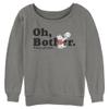 Disney Winnie The Pooh More Bothers Junior's Raglan Pullover with Coverstitch view 1
