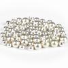 MUUNN 1000pcs Tungsten Cyclops Beads Assortment 10 Sizes 1.5/2/2.3/2.5/2.8/3/3.3/3.5/3.8/4mm Cyclops Tungsten Beads for Fly Tying and Nymph Fishing, Sink Deeper and Faster, Silver view 1