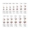 MUUNN 1000pcs Tungsten Cyclops Beads Assortment 10 Sizes 1.5/2/2.3/2.5/2.8/3/3.3/3.5/3.8/4mm Cyclops Tungsten Beads for Fly Tying and Nymph Fishing, Sink Deeper and Faster, Silver view 4