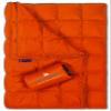 Get Out Gear Double Puffy Camping Blanket - Olive and Orange Bundle - Extra Puffy, Packable, Lightweight and Warm | Ideal for Outdoors, Travel | Water-Resistant Camp Quilt view 3