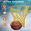 XXXYYY Yellow Basketball Net Outdoor Heavy Duty, 2022 Newest Professional On-Court Quality [6.88Ounce], Fits Outdoor Standard Size Hoop, All Weather Anti Whip-12 Loops view 2