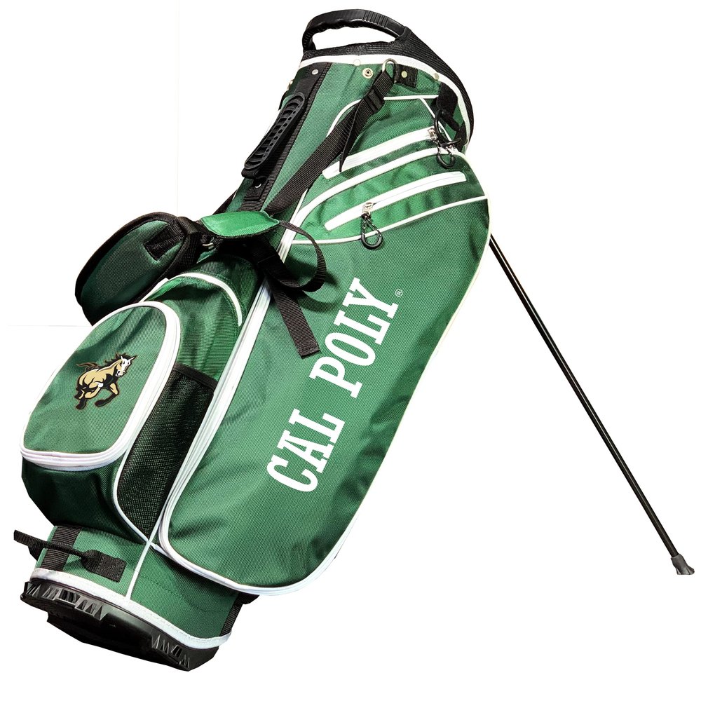Team Golf NCAA Birdie Stand Golf Bag, Lightweight, 14-Way Club Divider, Spring Action Stand, Insulated Cooler Pocket, Hook-and-Loop Fastener Glove and Umbrella Holder & Padded Handles