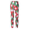 Moggemol Kids Girls Leopard Print Stitching Stretchy Leggings Gymnastics Ballet Dance Tights Sports Pants Rhombus 3 view 1