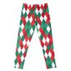 Moggemol Kids Girls Leopard Print Stitching Stretchy Leggings Gymnastics Ballet Dance Tights Sports Pants Rhombus 3 view 3