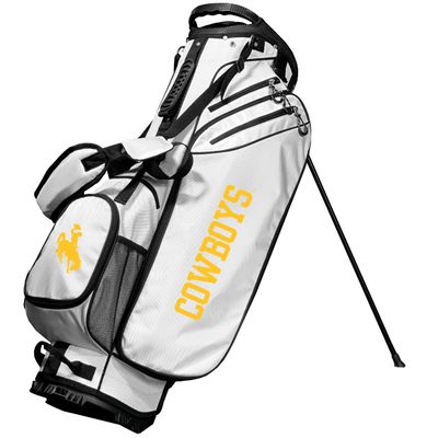Team Golf NCAA Birdie Stand Golf Bag, Lightweight, 14-Way Club Divider, Spring Action Stand, Insulated Cooler Pocket, Hook-and-Loop Fastener Glove and Umbrella Holder & Padded Handles