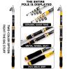 HNHYNSY Fishing Kit Set Telescopic Fishing Rod Reel Combo Spinning Reel Fishing Set Carp Fishing Rod Reel Kit Fishing Summer Gear (Color : B, Size : 3.6m+dk5000) view 2