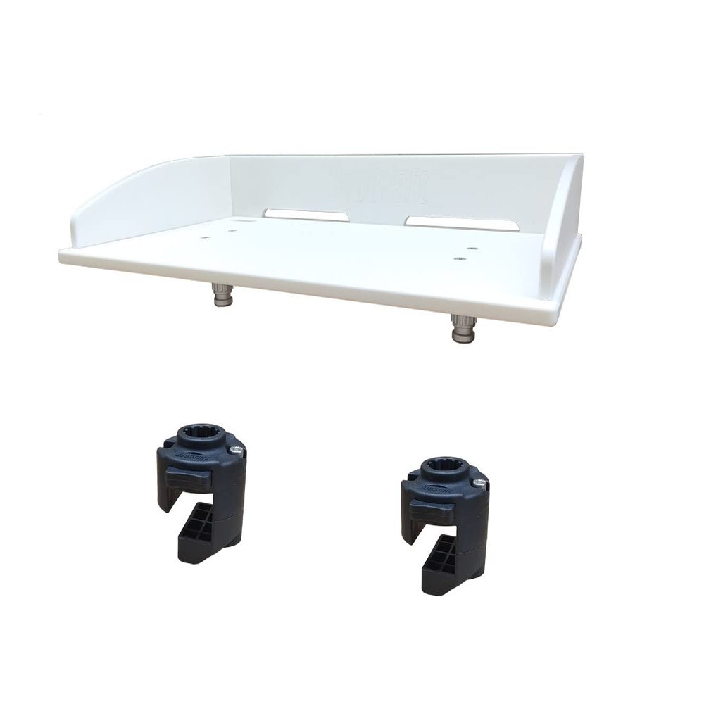 Brocraft Pontoon Boat Fillet Table / Cutting Board - High-Density Polyethylene, Universal Pontoon Mount, No Drilling Required, Easy Install / Reposition / Remove