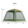 6-10 Person Family Tents Camping Tent with Mat,2 Foyer Poles,2 Layer Waterproof Large Tent with Carry Bag,Outdoor Beach Tent for Adult Kids (Color : Beige) view 3