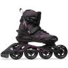 Roces Women's Weft Thread Lightweight Breathable Adjustable Fitness Ecology Outdoor 4 Wheel Inline Racing Skates with Easy Entry System & & Secure Closure, Supplied with Brake, Black/Fuchsia, 8 view 3