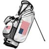 Team Golf USA Flag Birdie Golf Stand Bag, Lightweight, 14-Way Club Divider, Spring Action Stand, Insulated Cooler Pocket, Velcro Glove and Umbrella Holder & Padded Handles view 1