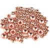 MUUNN 500pcs Tungsten Cyclops Beads Assortment 5 Sizes 2.0/2.3/2.8/3.3/3.8mm Cyclops Tungsten Beads for Fly Tying and Nymph Fishing, Sink Deeper and Faster, Copper view 1