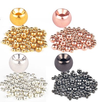 MUUNN 200pcs/lot Fly Tying Tungsten Beads,Cyclops Tungsten Nymph Head Ball for Fly Tying Materials 6.4mm,Combination 4 Colors