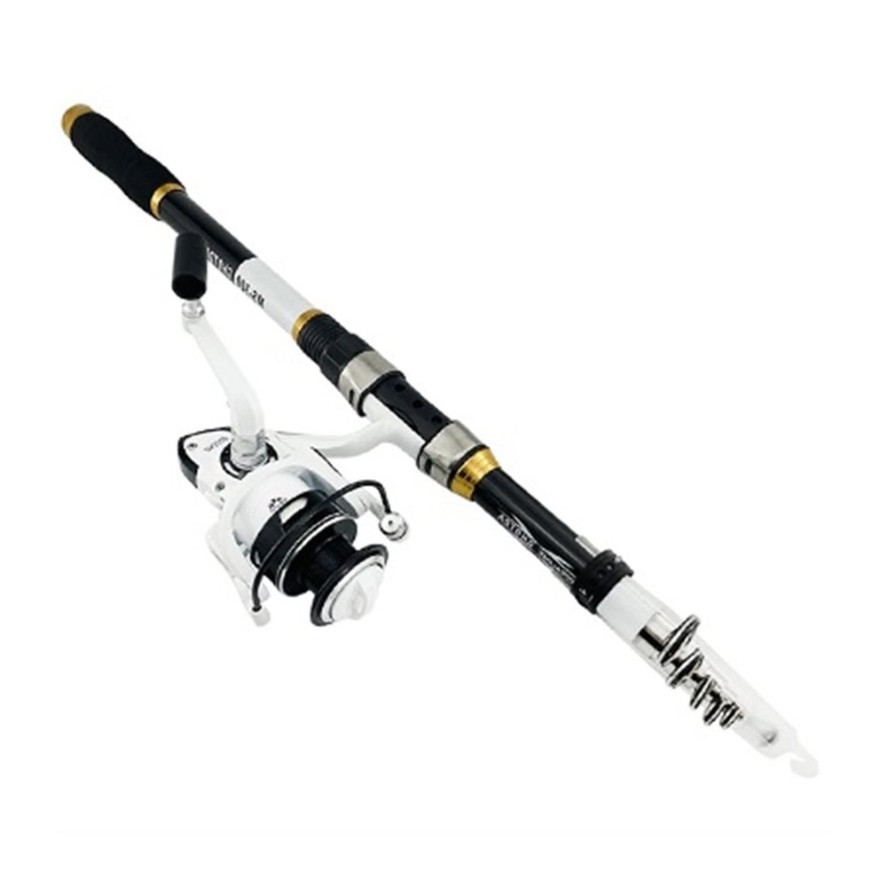 HNHYNSY Fishing Kit Set Telescopic Fishing Rod Reel Combo Spinning Reel Fishing Set Carp Fishing Rod Reel Kit Fishing Summer Gear (Color : A, Size : 3.6m+dk5000)